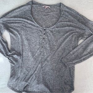 Victoria's Secret Angels Light Gray Long Sleeve Top